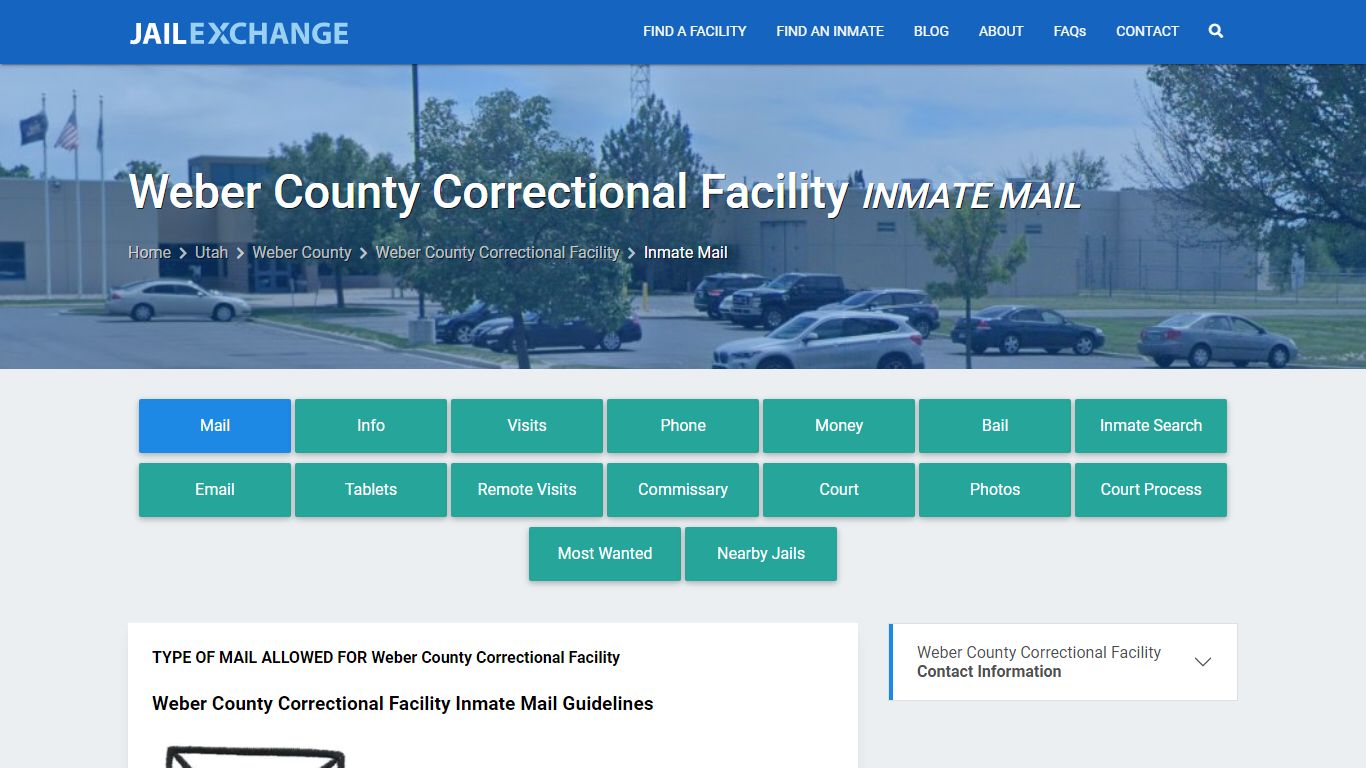 Inmate Mail - Weber County Correctional Facility, UT - Jail Exchange